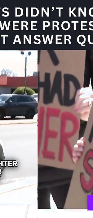 Protesters packing up after their shift. Doesn?t seem very organic, does it (1)